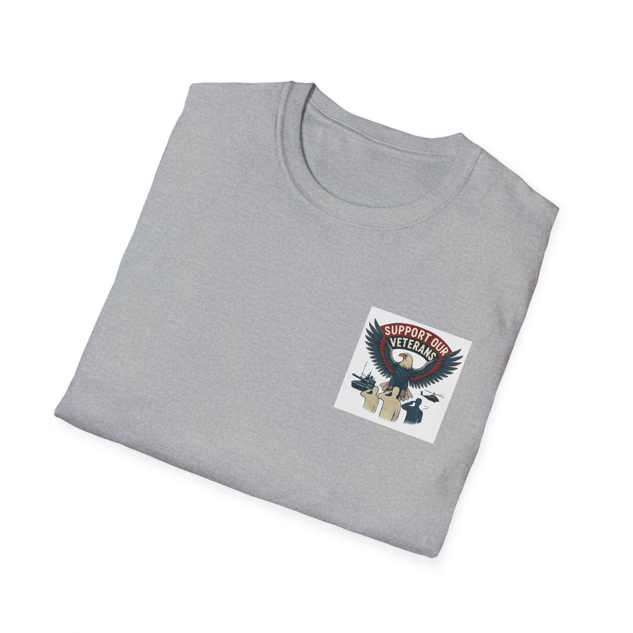 Support Our Veterans T-Shirt | Unisex Softstyle Tee