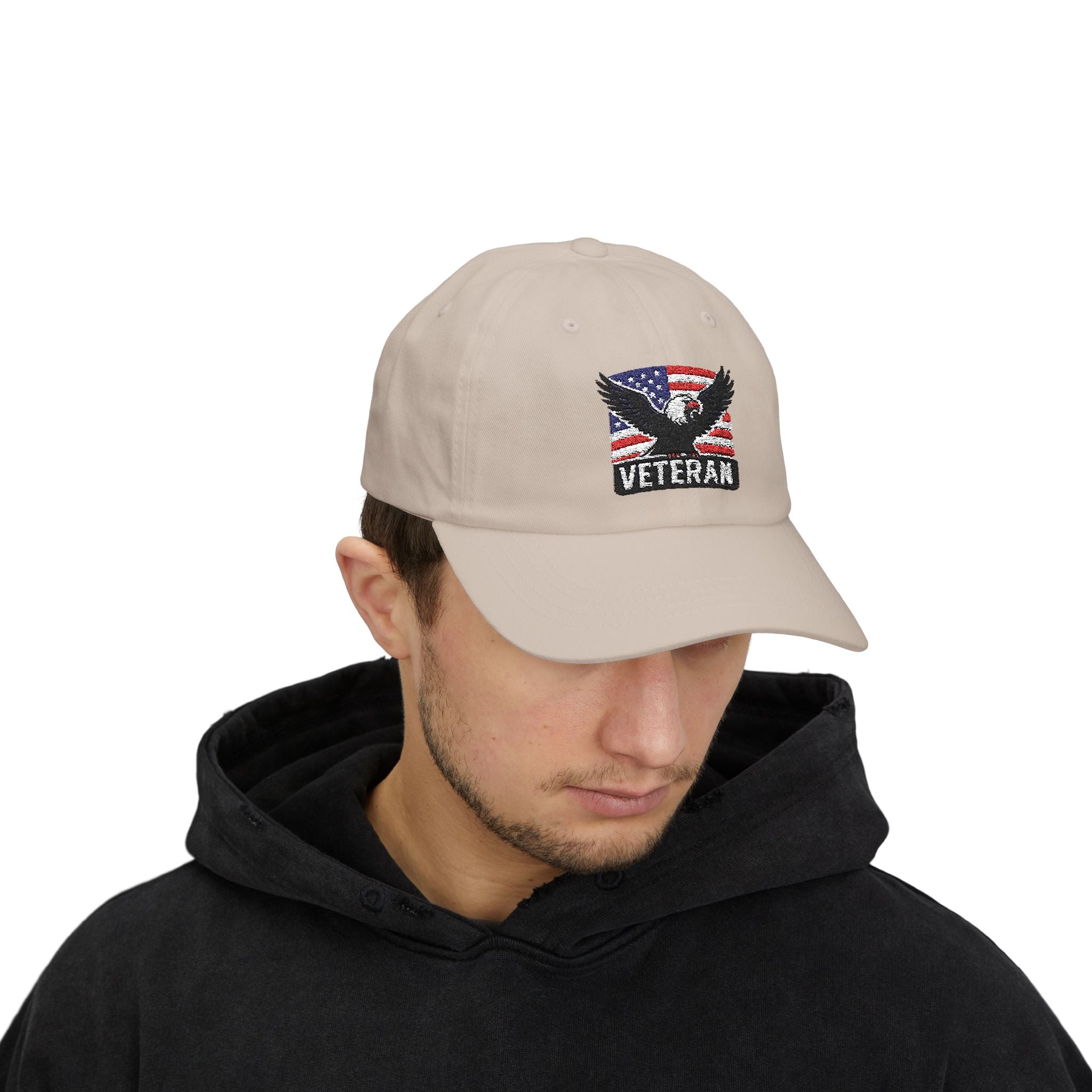 Patriotic Veteran Dad Cap, USA Flag Hat, Gifts for Veterans, Embroidered Baseball Cap, Casual Everyday Wear