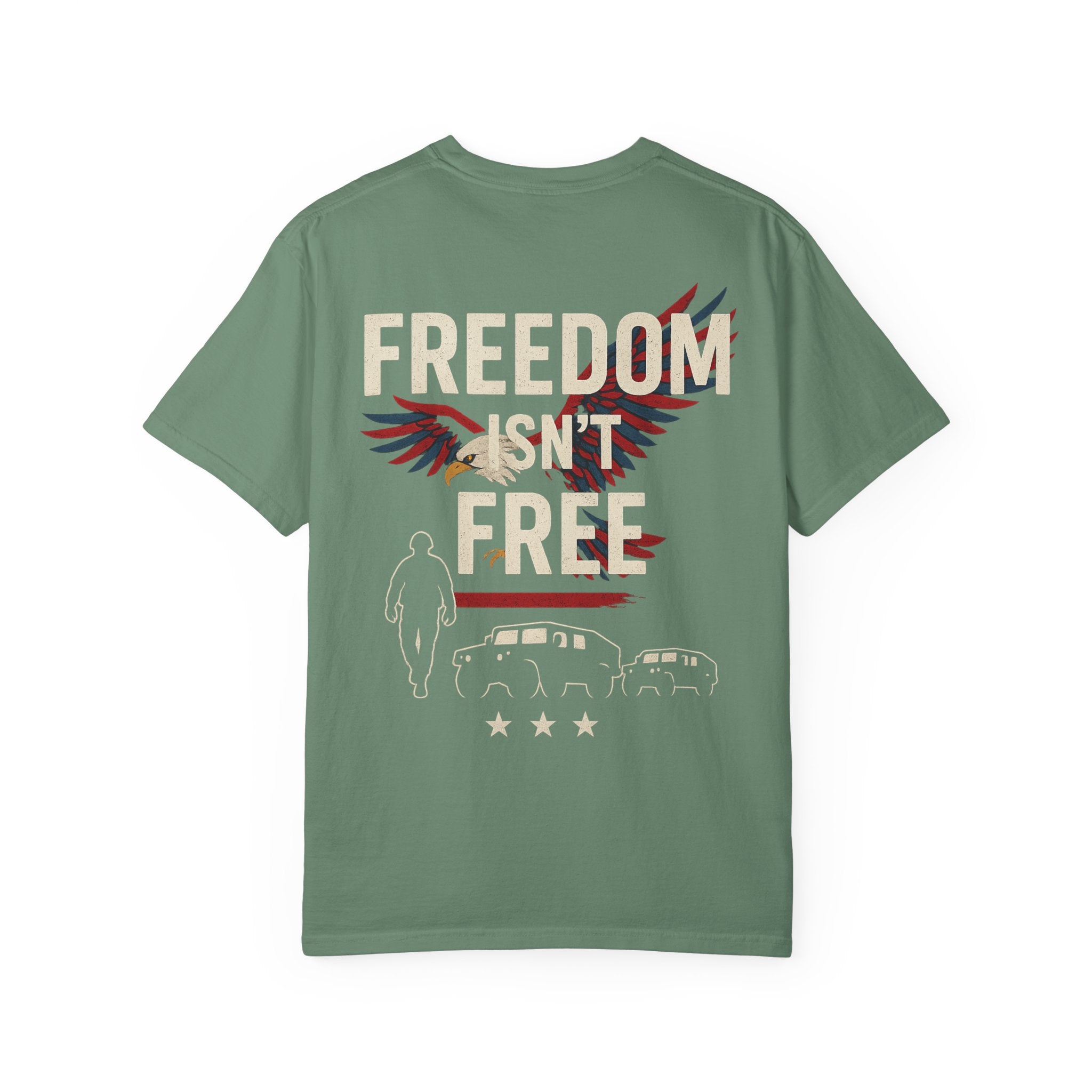 Patriotic Freedom T-Shirt for Veterans, freedom isn't free