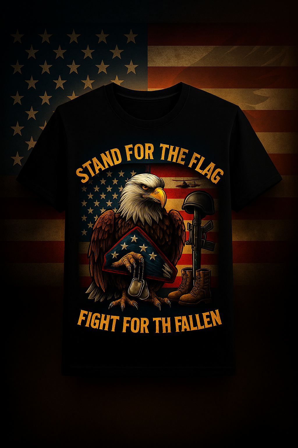 Stand for the Flag Tee, Eagle Design Shirt